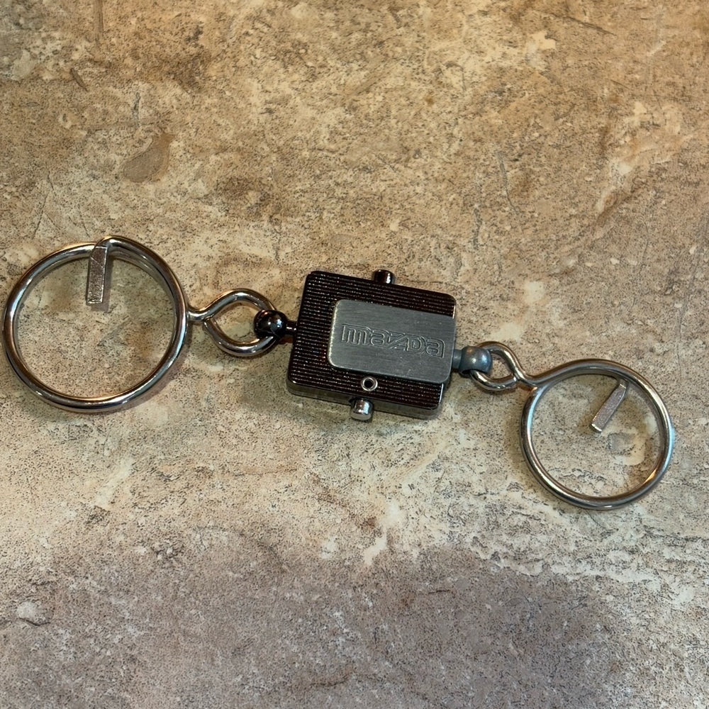 Mazda Double Keychain Ring